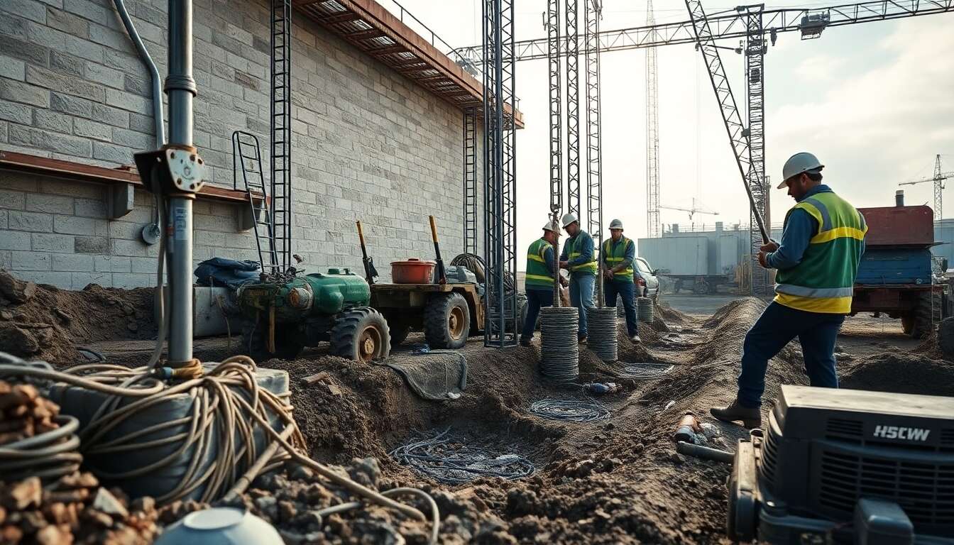 Les micropieux en reprise en sous-oeuvre : solutions efficaces pour vos fondations
