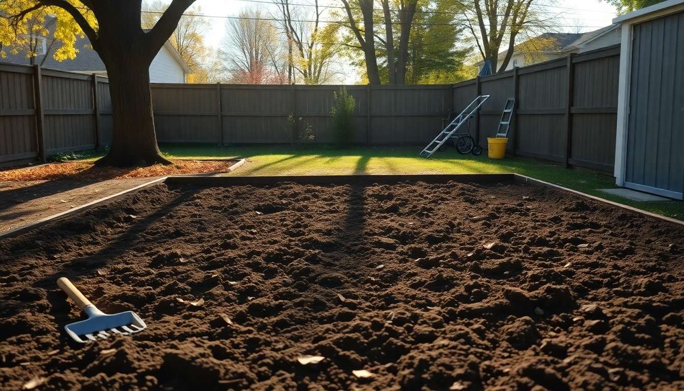 Préparer le sol avant l'installation Préparer le sol avant l'installation