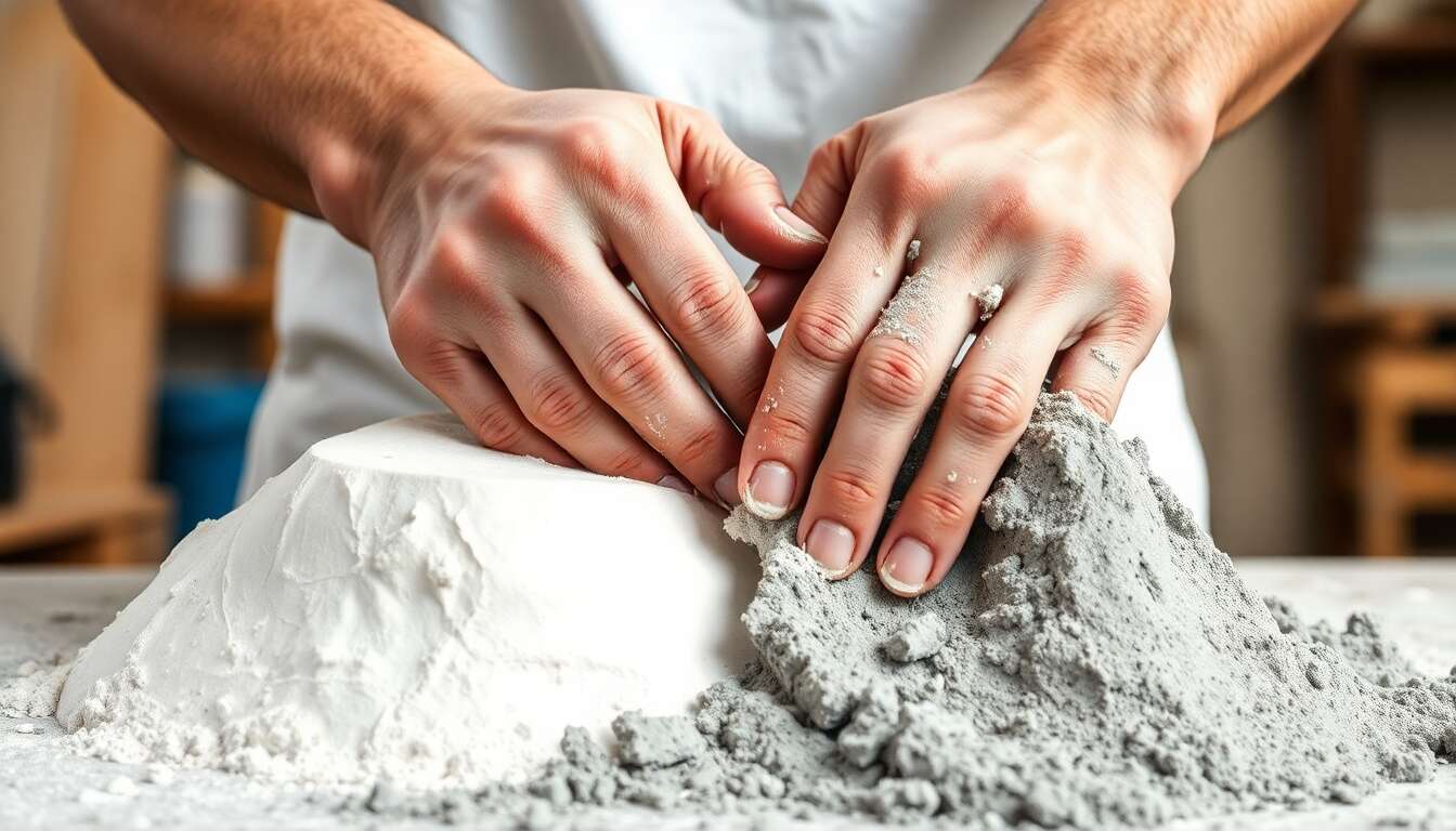 Quelle différence entre plâtre et ciment ?