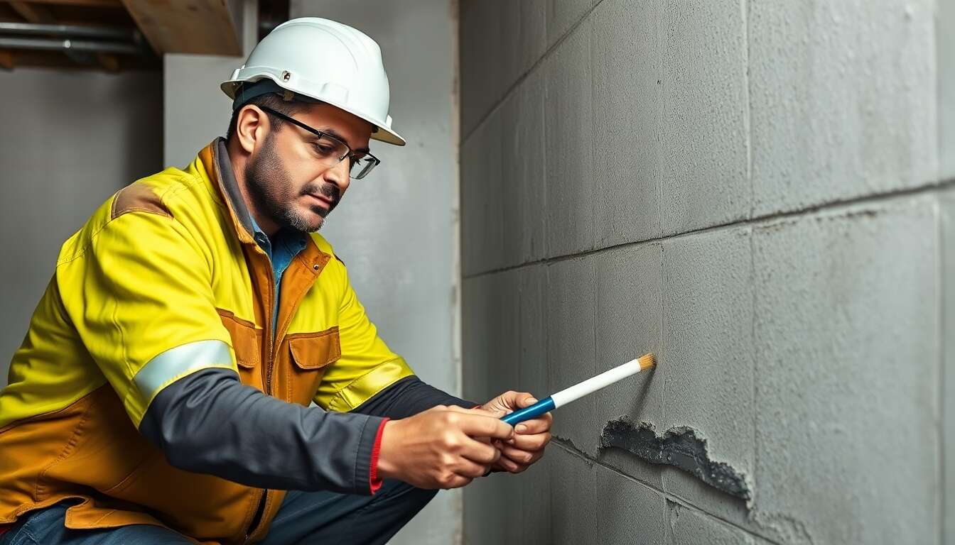 Comment assurer l'étanchéité efficace d'un mur enterré par l'intérieur ?