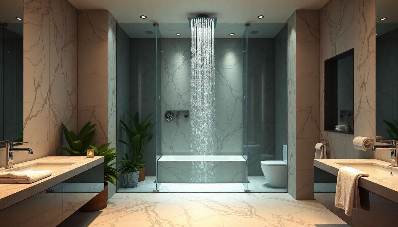 Douche de luxe : comment transformer votre salle de bain en oasis de relaxation