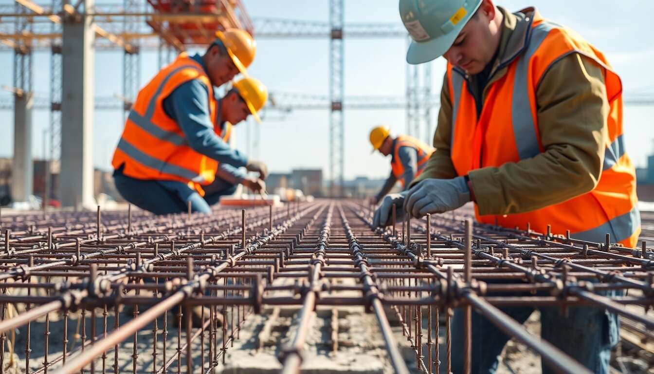 Comment réussir le ferraillage pour une fondation solide ?