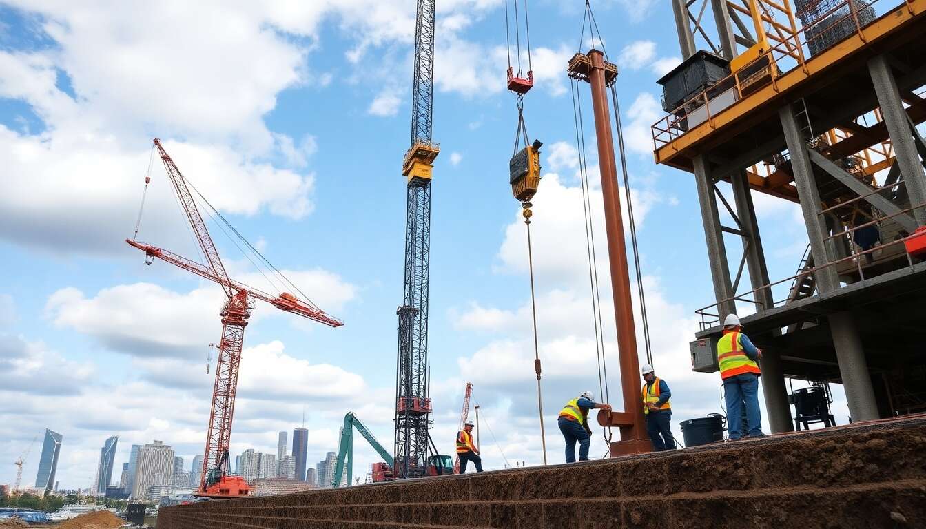 Techniques de construction des fondations profondes Techniques de construction des fondations profondes