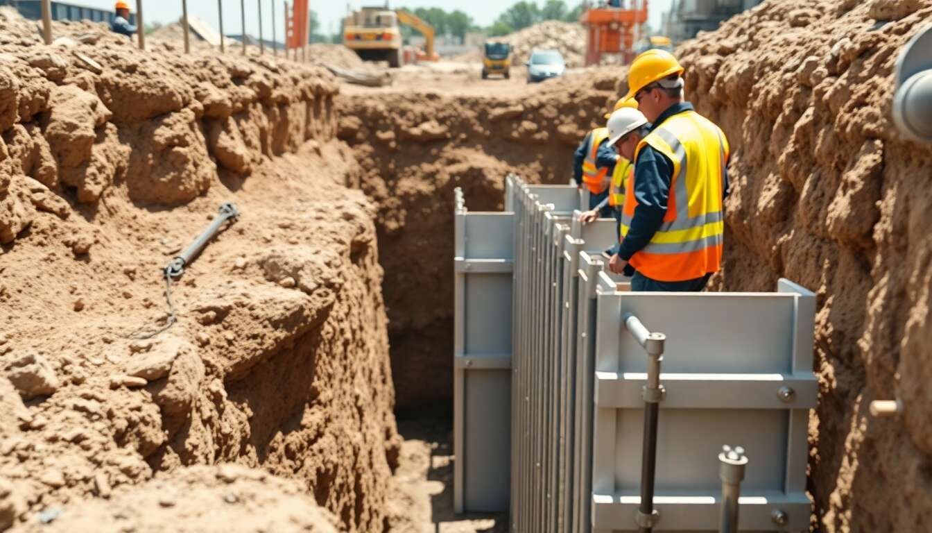 Pourquoi le blindage des fouilles est-il essentiel pour votre chantier ?