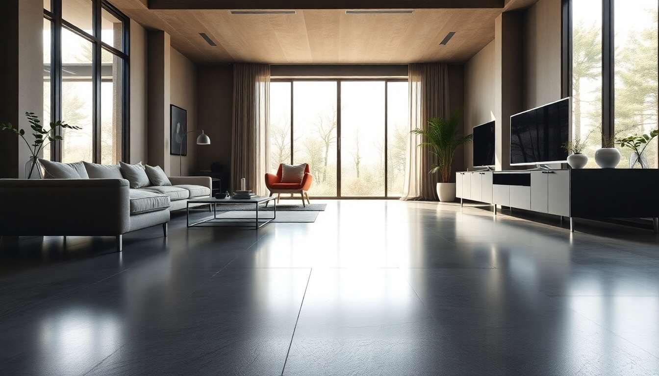 Sol en béton ciré : avantages et astuces pour un intérieur moderne