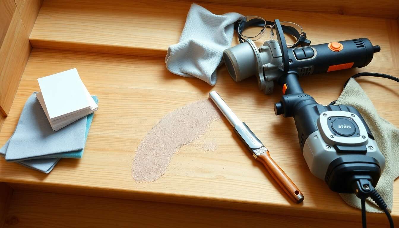 Comment réussir le sablage d'un escalier en bois ?