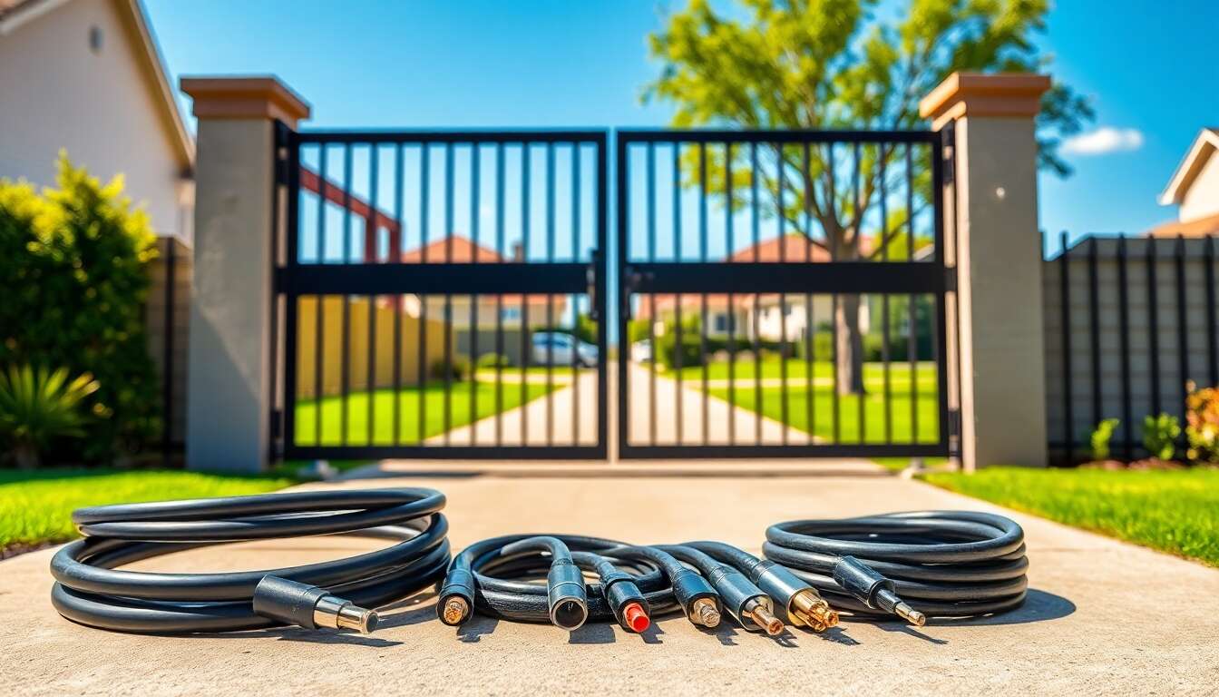 Comment choisir le bon câble pour votre portail électrique ?