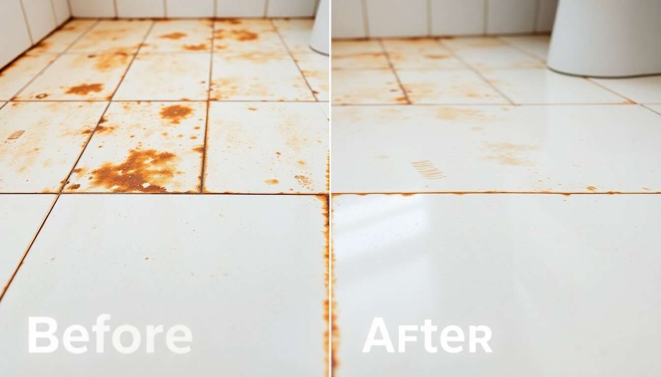 Comment éliminer la rouille sur carrelage efficacement ?