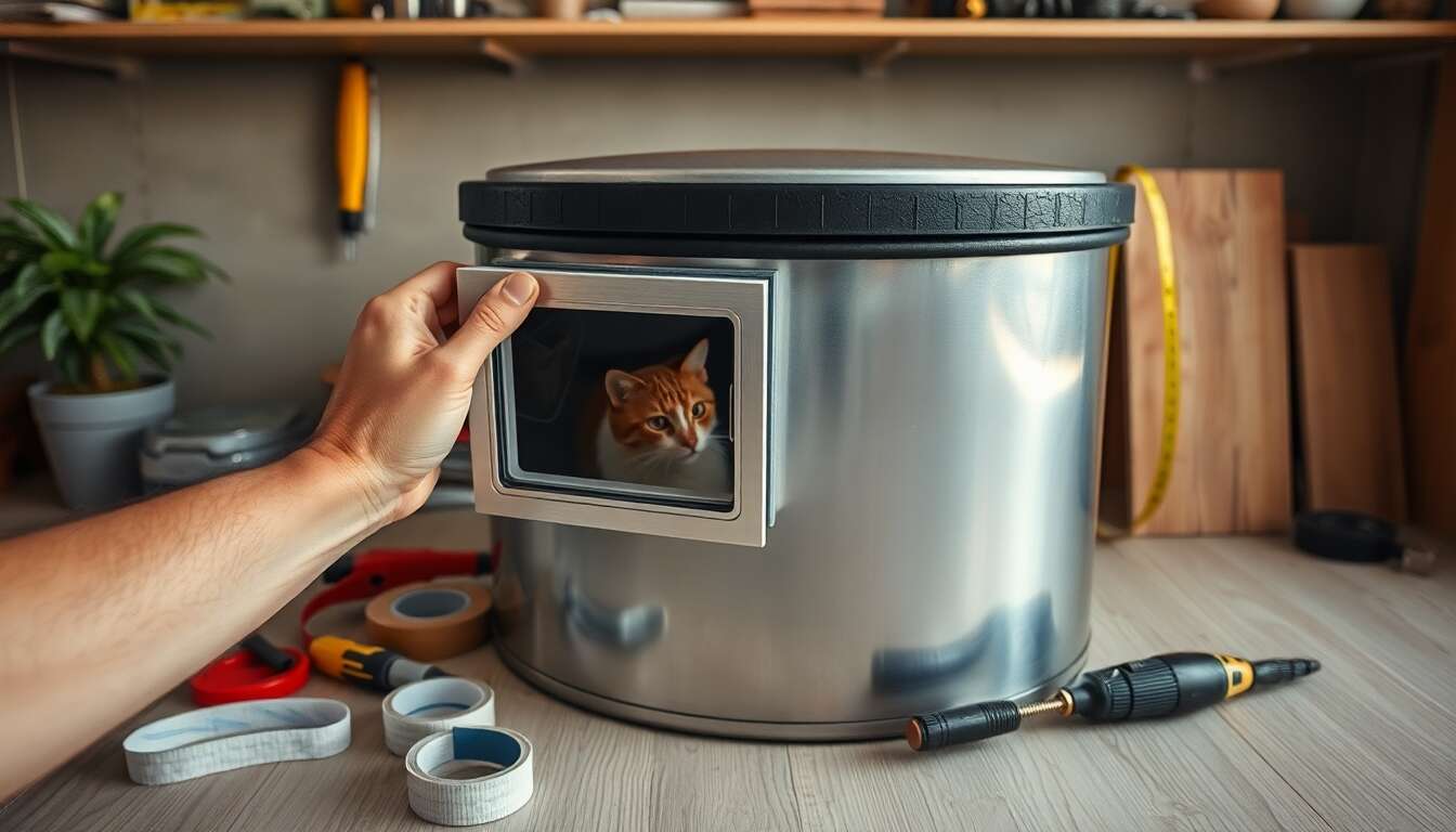 Comment installer une chatière sur un bac acier ?