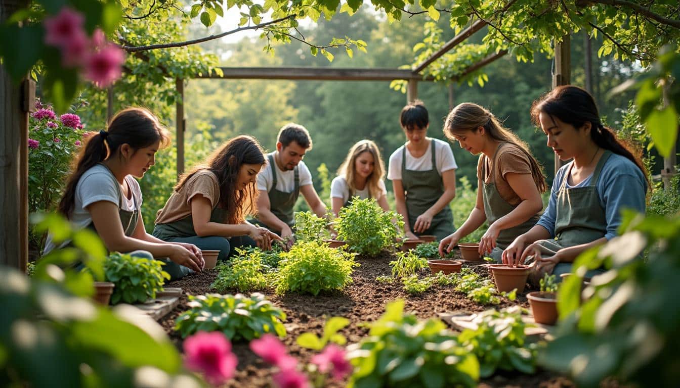 plongez dans l'univers apaisant de l'atelier jardin de soin et de santé à marlhes. vivez une expérience de jardinage enrichissante qui allie bien-être, nature et apprentissage. rejoignez-nous pour cultiver votre sérénité tout en apprenant les bienfaits du jardinage sur la santé.