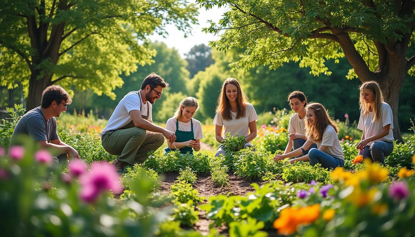 venez vivre l'été au jardinodrome de l'isle-jourdain ! profitez de jardinage respectueux, partagez des moments de convivialité et rencontrez d'autres passionnés à l'ombre des platanes. une expérience unique vous attend !