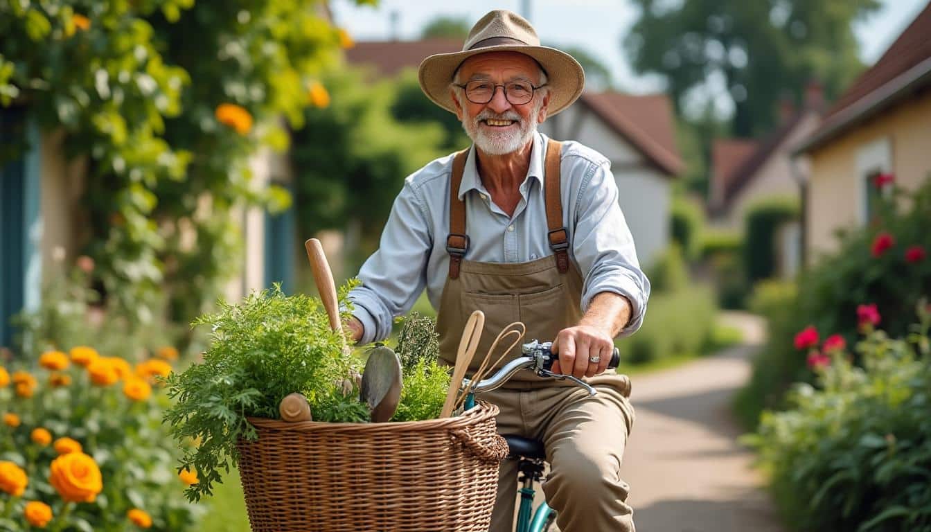à rezé, un ancien enseignant parcourt la ville à vélo pour partager ses astuces de jardinage écoresponsable. suivez ses conseils et cultivez malin !
