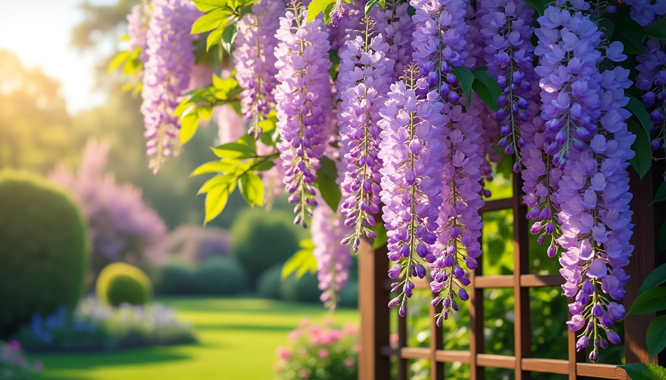 apprenez l’astuce secrète des horticulteurs pour doubler la floraison de votre glycine à la fin de l’été. conseils pratiques, faciles à appliquer, pour un jardin éclatant !