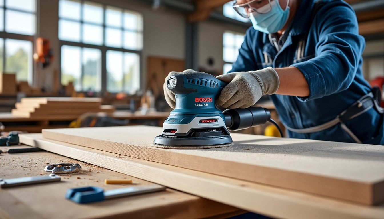 profitez d'une ponceuse bosch pro performante en promotion sur cdiscount et facilitez le ponçage de vos grands espaces avec efficacité et simplicité. offrez-vous la qualité bosch à prix réduit !
