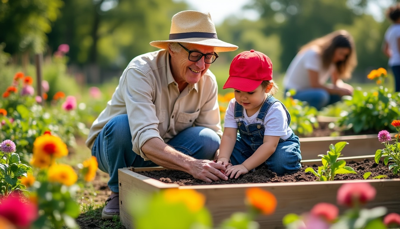 découvrez comment l'uapb favorise les liens intergénérationnels avec son initiative de jardinage, rapprochant grands-parents et petits-enfants autour de moments de partage et d'apprentissage en pleine nature.