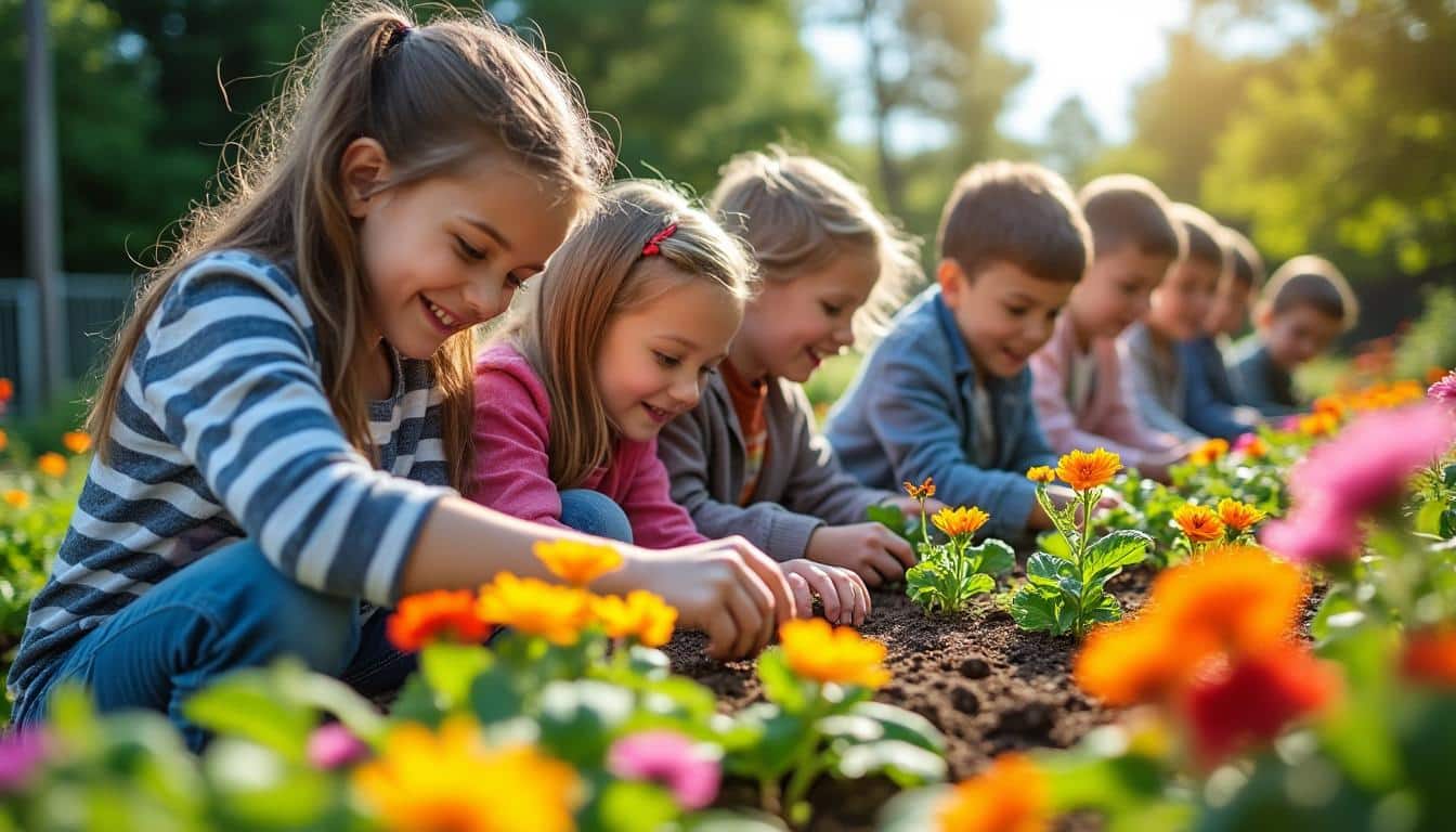 des élèves de cinquième année à ishpeming participent à un programme annuel immersif où ils apprennent le jardinage tout en développant des compétences pratiques et un amour pour la nature.