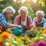 découvrez comment des résidents de maisons de retraite s'épanouissent en participant à des activités de jardinage, favorisant bien-être et convivialité au sein de leur établissement.