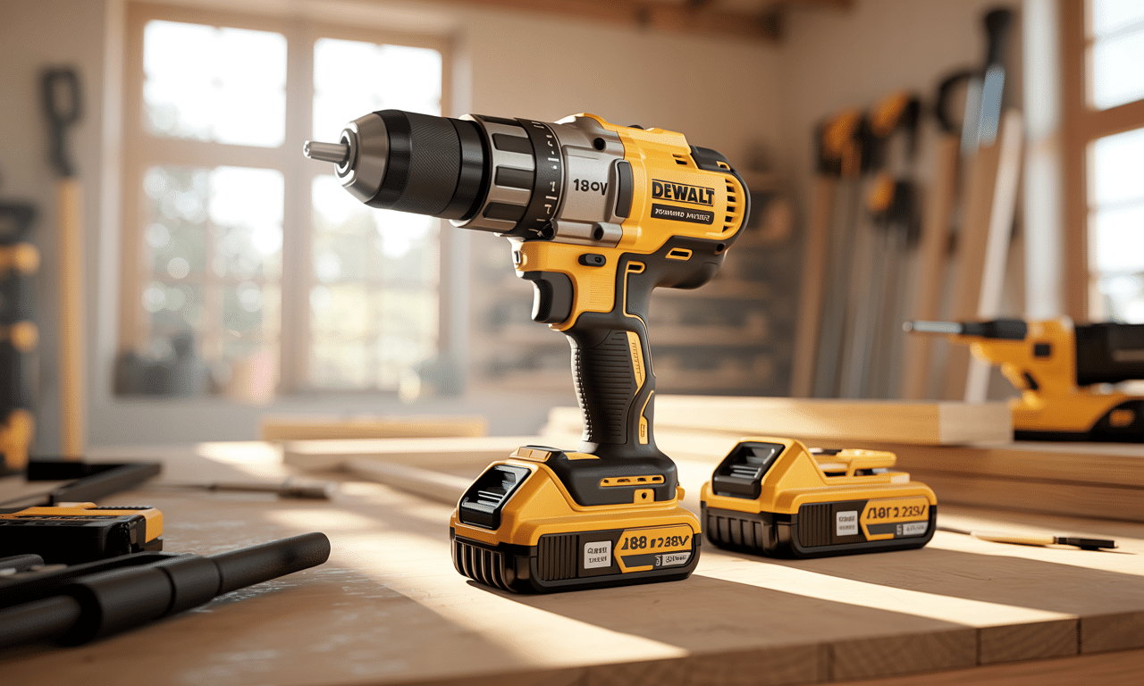 profitez du black friday chez leroy merlin : perceuse à percussion dewalt 18v avec 2 batteries à 179 €, pour un bricolage performant et économique !
