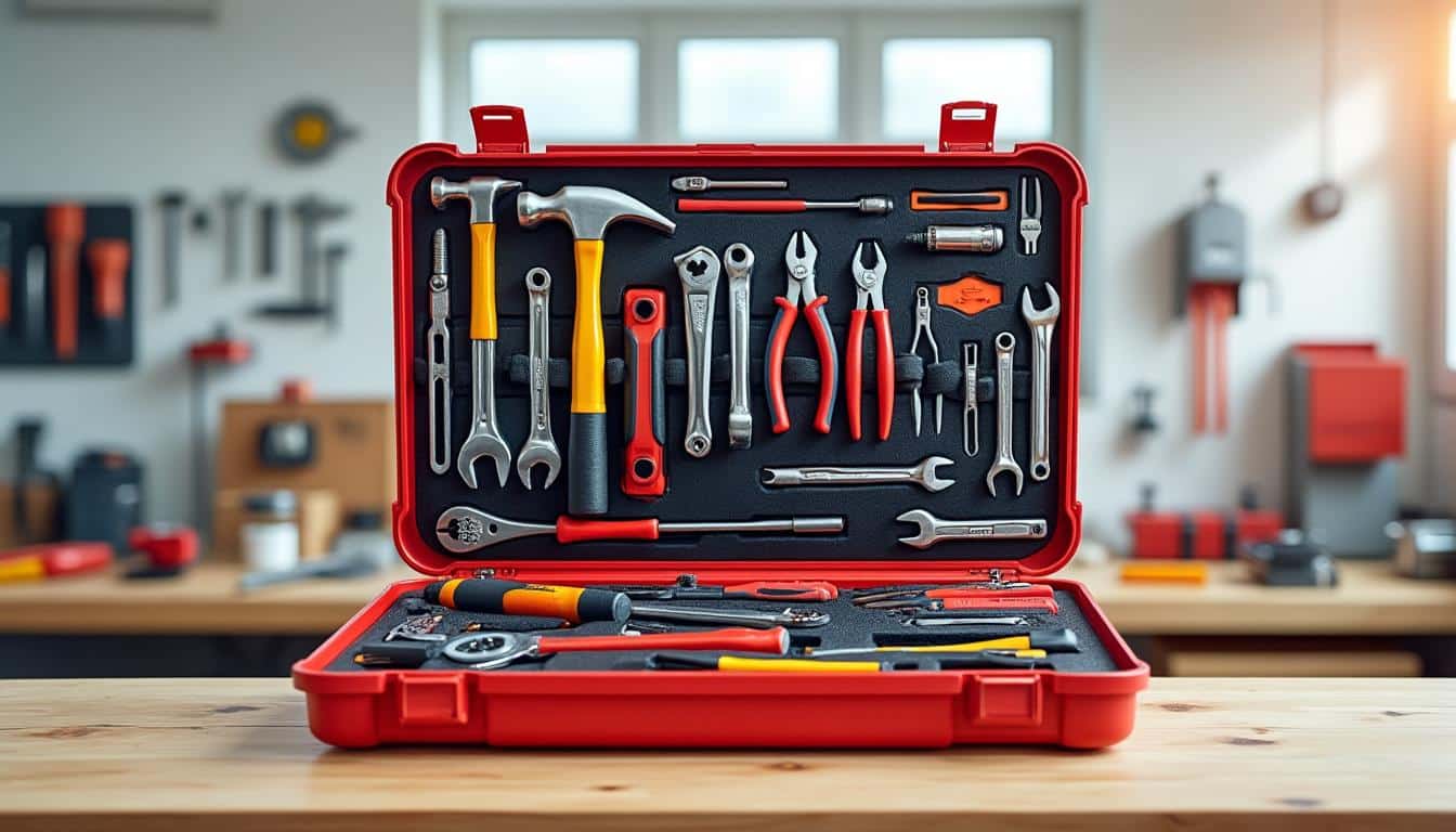 profitez du coffret ultime de 80 outils à seulement 29,99 € chez lidl. parfait pour tous vos petits travaux du quotidien, ce coffret complet allie qualité et économie pour vous simplifier la vie à la maison.