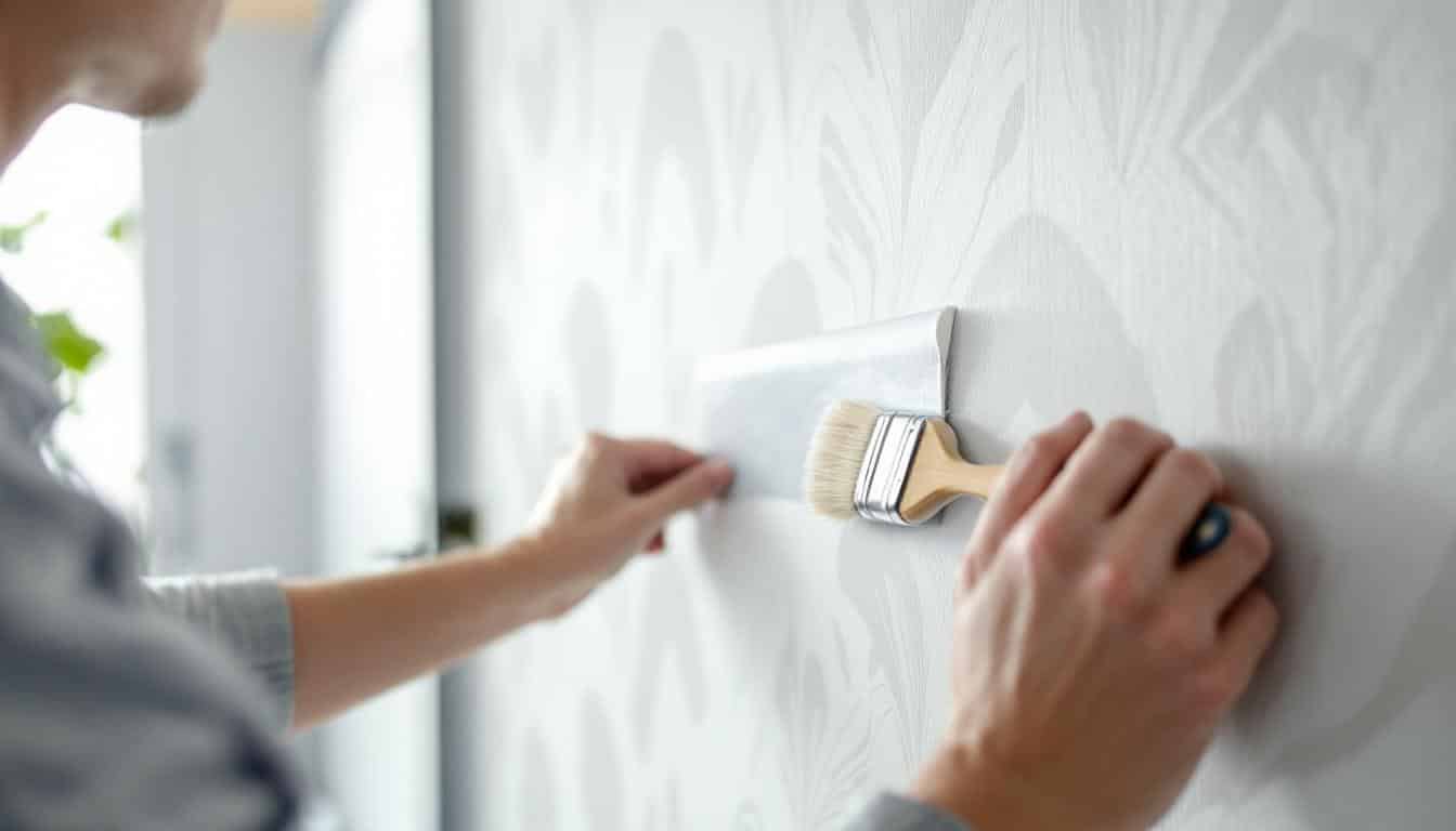 rénover un mur à petit prix avec la colle à papier peint incontournable chez action, idéale pour des travaux déco à moins de 3 €.