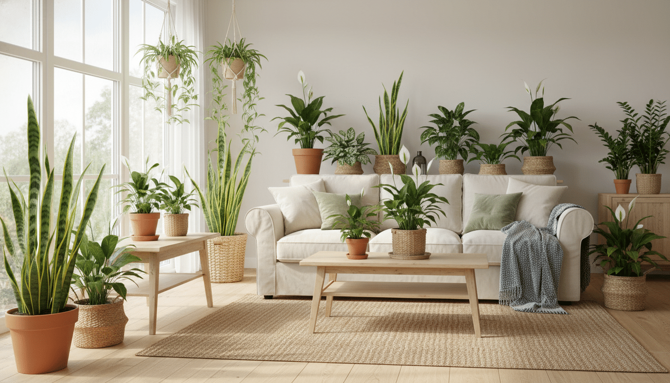 découvrez comment ces plantes dépolluantes purifient l'air de votre intérieur, créant un environnement sain et frais en seulement quelques jours.