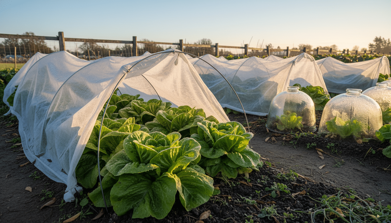 découvrez une méthode gratuite et essentielle pour protéger efficacement vos salades du froid glacial dès maintenant et garantir leur survie cet hiver.