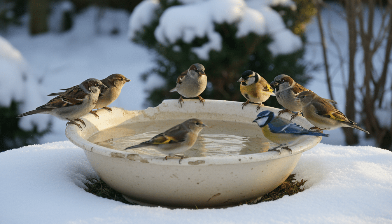 découvrez comment un simple saladier ébréché devient un refuge précieux pour les oiseaux en hiver, surpassant les abreuvoirs classiques pour les protéger et les sauver du froid.