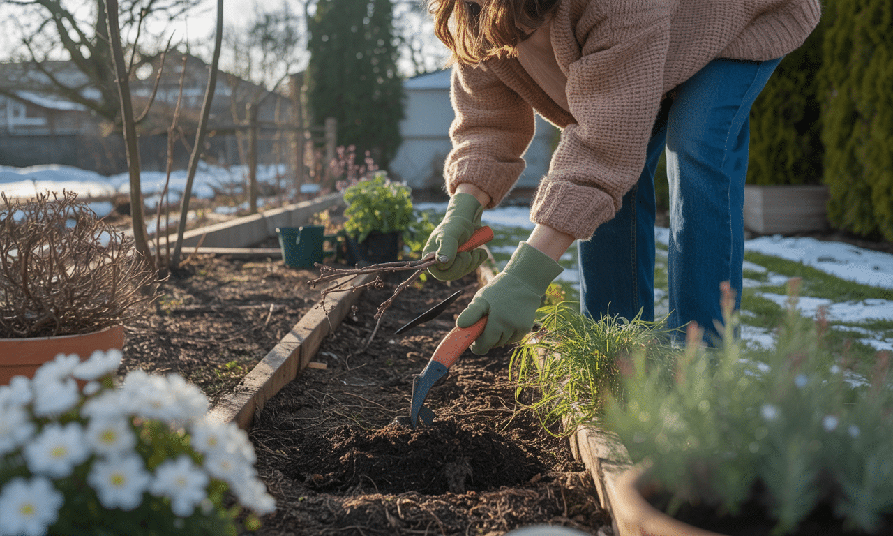 découvrez des astuces de jardinage pour réaliser des petits travaux d'hiver aux grands effets et préparer votre jardin pour le printemps.