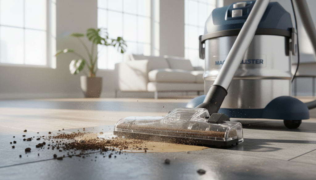 découvrez l'aspirateur eau et poussière mac allister, alliant performance professionnelle et prix abordable à seulement 49 € chez castorama. idéal pour un nettoyage efficace et polyvalent.