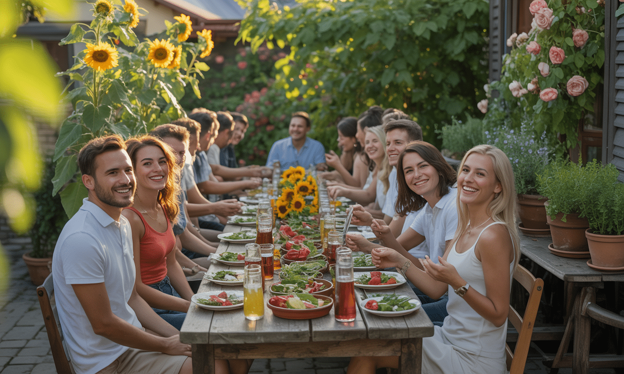 découvrez comment les passionnés de jardinage se retrouvent pour un déjeuner convivial à oakdale, partageant astuces et bonne humeur dans une ambiance chaleureuse.