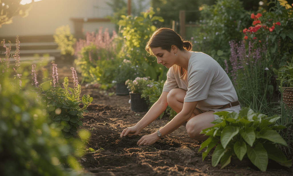 découvrez comment le jardinage devient un chemin spirituel pour honorer la terre divine, en cultivant harmonie, respect et connexion profonde avec la nature.