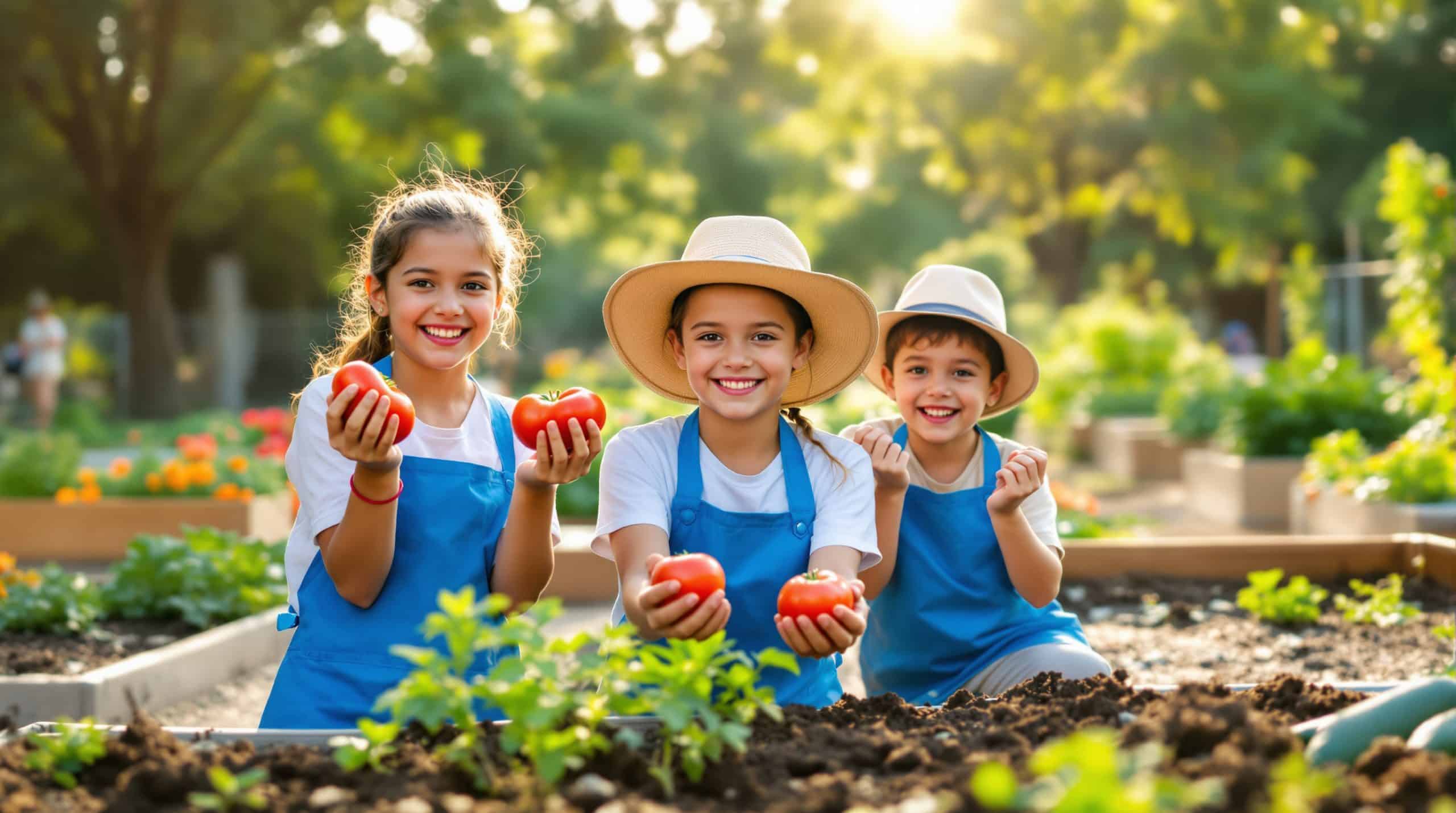 découvrez comment cinq mois d'ateliers de jardinage et de nutrition ont amélioré la qualité alimentaire des enfants, favorisant une alimentation saine et équilibrée.