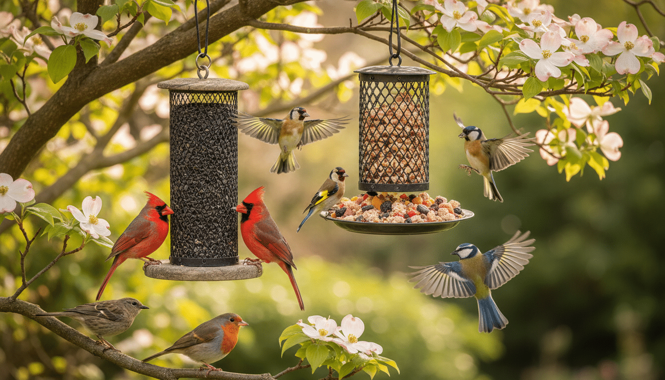 après une comparaison attentive, découvrez quelle mangeoire attire le plus les oiseaux et choisissez la meilleure pour votre jardin.