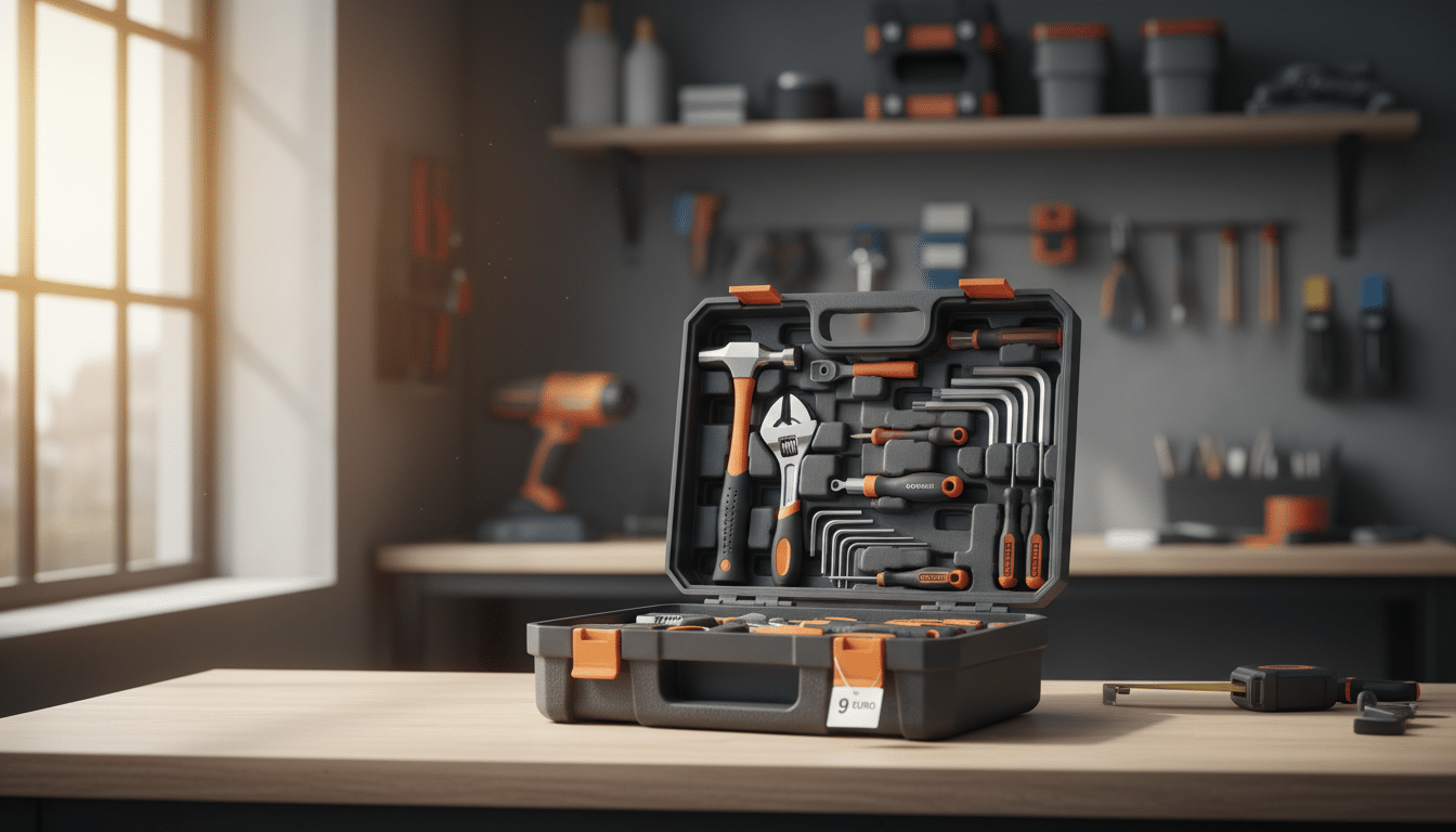 découvrez ce coffret à seulement 9 € chez b&m, l'outil incontournable que tout bricoleur attendait pour remplacer sa caisse à outils. pratique, complet et à petit prix !