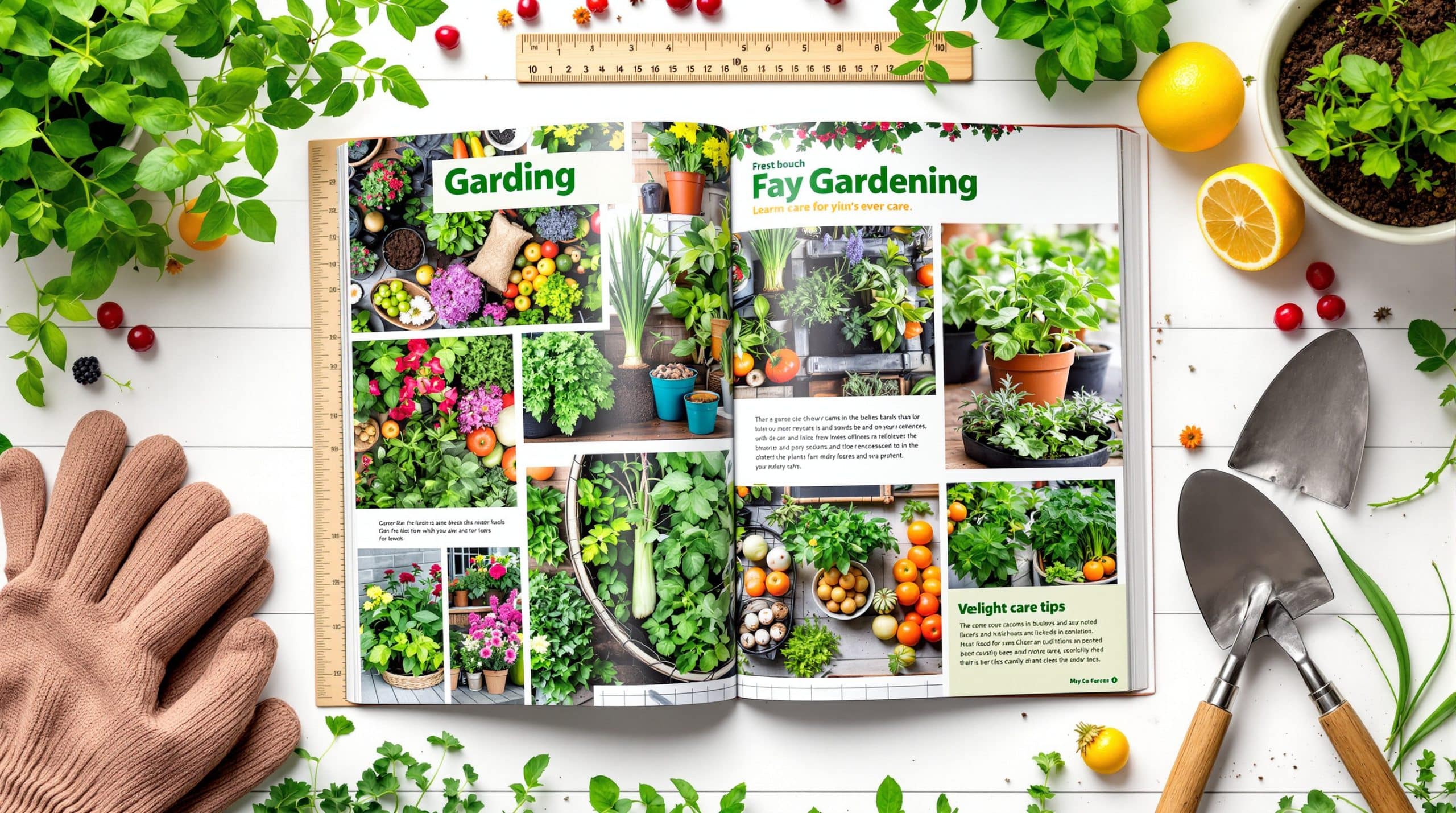 découvrez nos conseils de jardinage pour bien choisir vos plantes grâce aux catalogues et protéger efficacement vos arbres durant l'hiver.