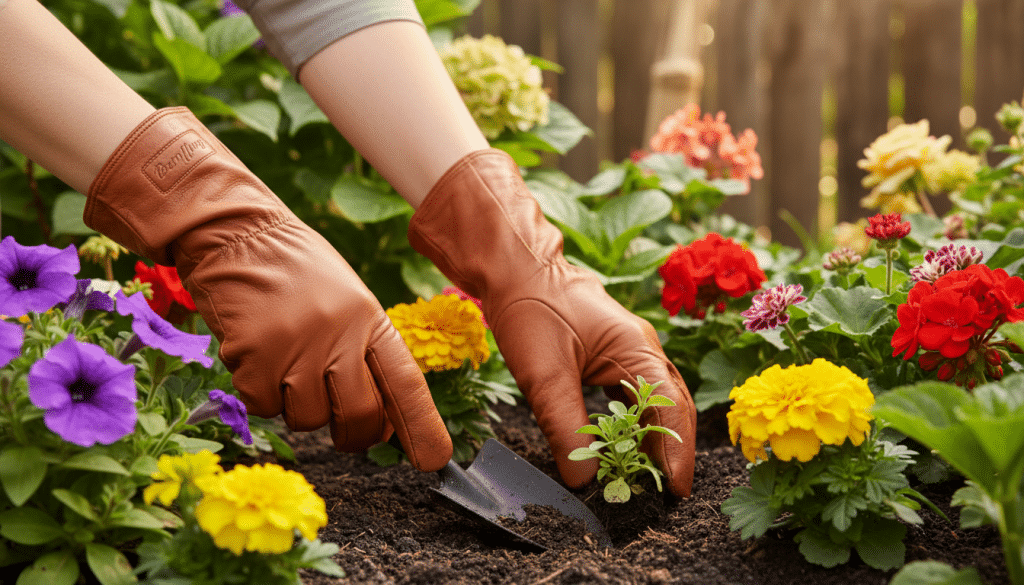 découvrez les gants de jardinage en cuir bamllum pour femmes, conçus pour offrir confort et protection lors du désherbage, du creusage, de la plantation, du ratissage et de la taille. idéaux pour toutes vos activités de jardinage.
