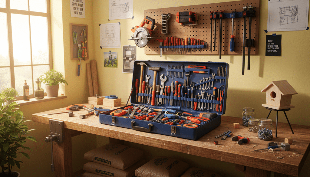 profitez de cette mallette de bricolage complète avec un incroyable rapport qualité-prix, maintenant à -23% chez darty. idéale pour tous vos projets, elle regroupe tous les outils essentiels pour vous faciliter la vie.