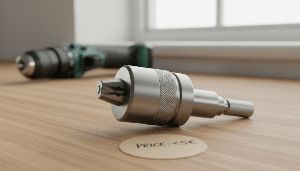 découvrez la tête de serrage universelle à moins de 5€ chez action, l'accessoire bricolage indispensable compatible avec toutes les perceuses pour faciliter vos projets diy.