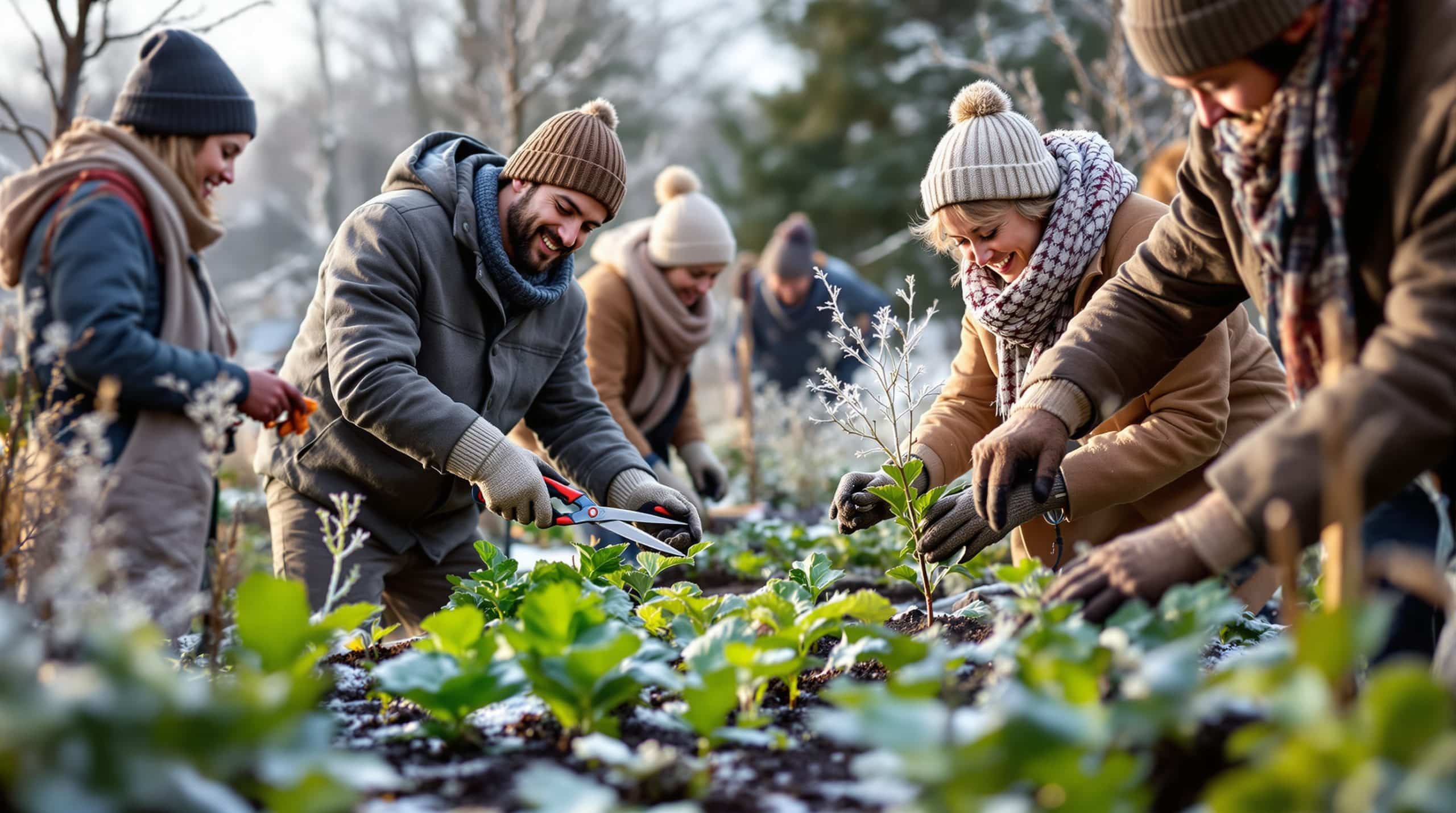 découvrez les activités essentielles pour entretenir et préparer votre jardin pendant l'hiver. le jardinage ne s'arrête jamais, apprenez à prendre soin de vos plantes malgré le froid.