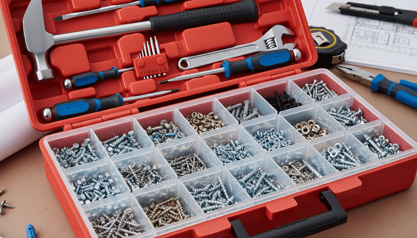 découvrez le set de visserie incontournable à seulement 2,40 € chez gifi, parfait pour tous vos petits bricolages. offre valable jusqu'à la fin du mois, ne la manquez pas !