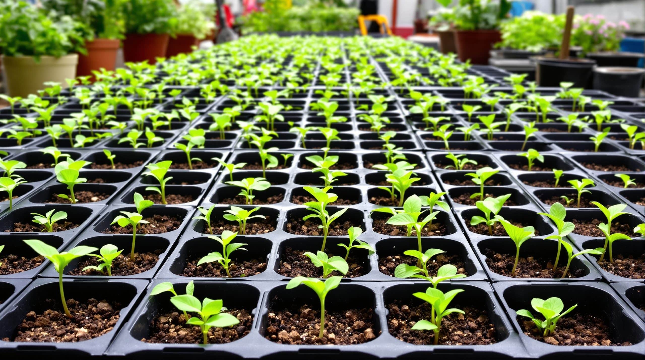 lot de 6 inserts noirs bramley & sage pour plateaux à 12 cellules, idéal pour démarrer vos graines et semis de jardin. kit complet pour une germination réussie.