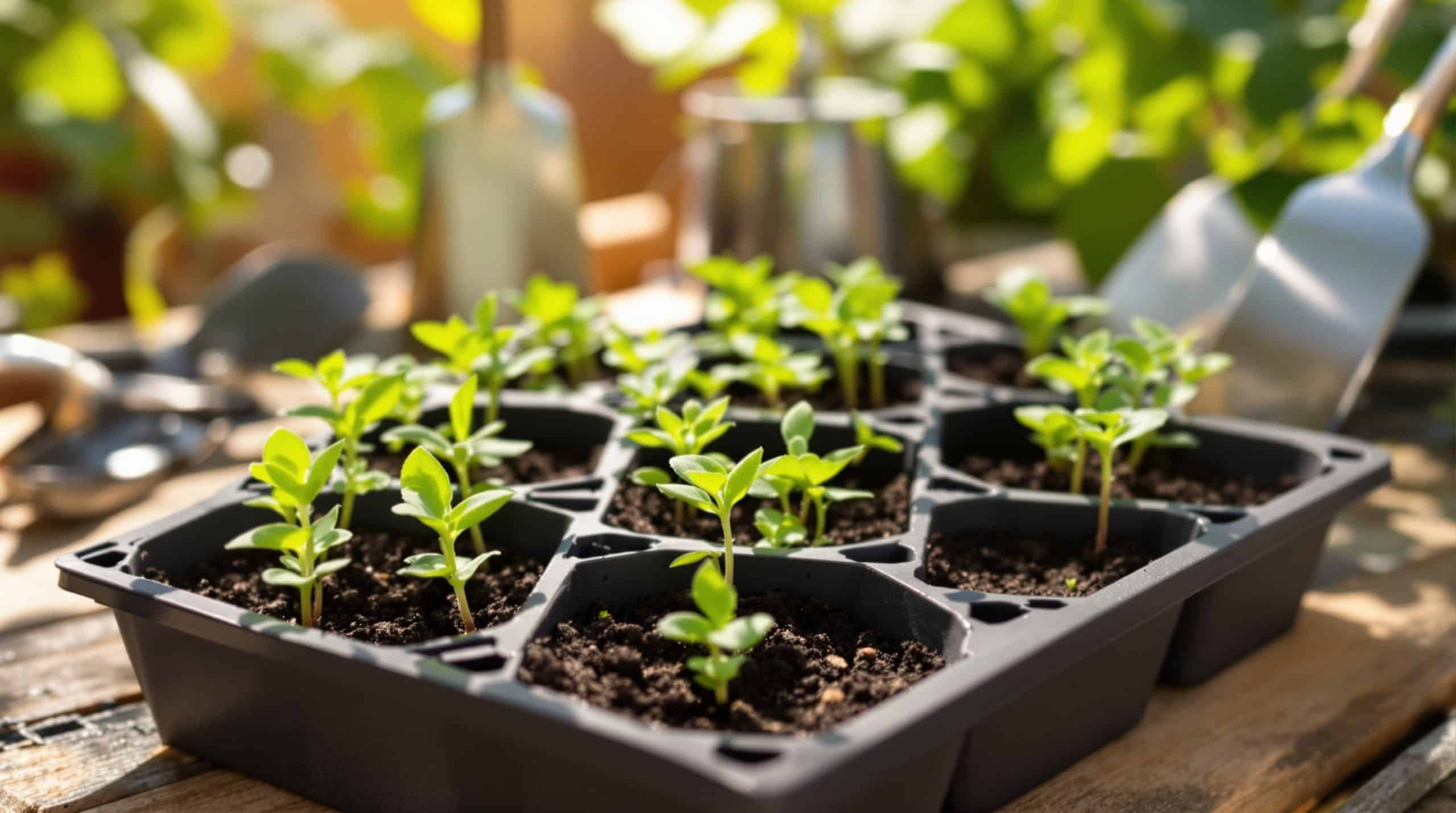 découvrez le lot de 6 inserts noirs bramley & sage, parfaits pour plateaux à 12 cellules. un kit complet idéal pour le démarrage de graines et semis de jardin, facilitant la culture de vos plantes.