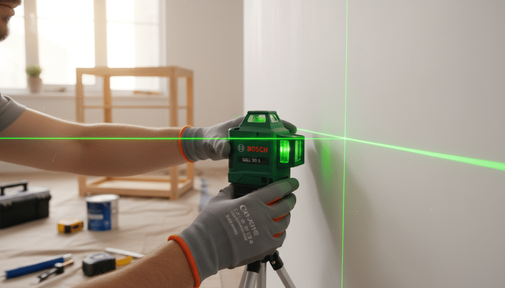 découvrez le niveau laser vert à autonivellement à seulement 21 € sur amazon, l'offre idéale pour réussir tous vos travaux de bricolage avec précision et facilité.