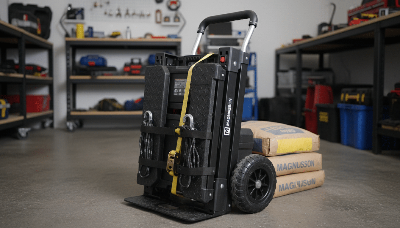 découvrez le diable pliable magnusson 300 kg, robuste et pratique, disponible à moins de 60 €. un choix idéal plébiscité par tous les clients de castorama pour faciliter vos déplacements lourds.