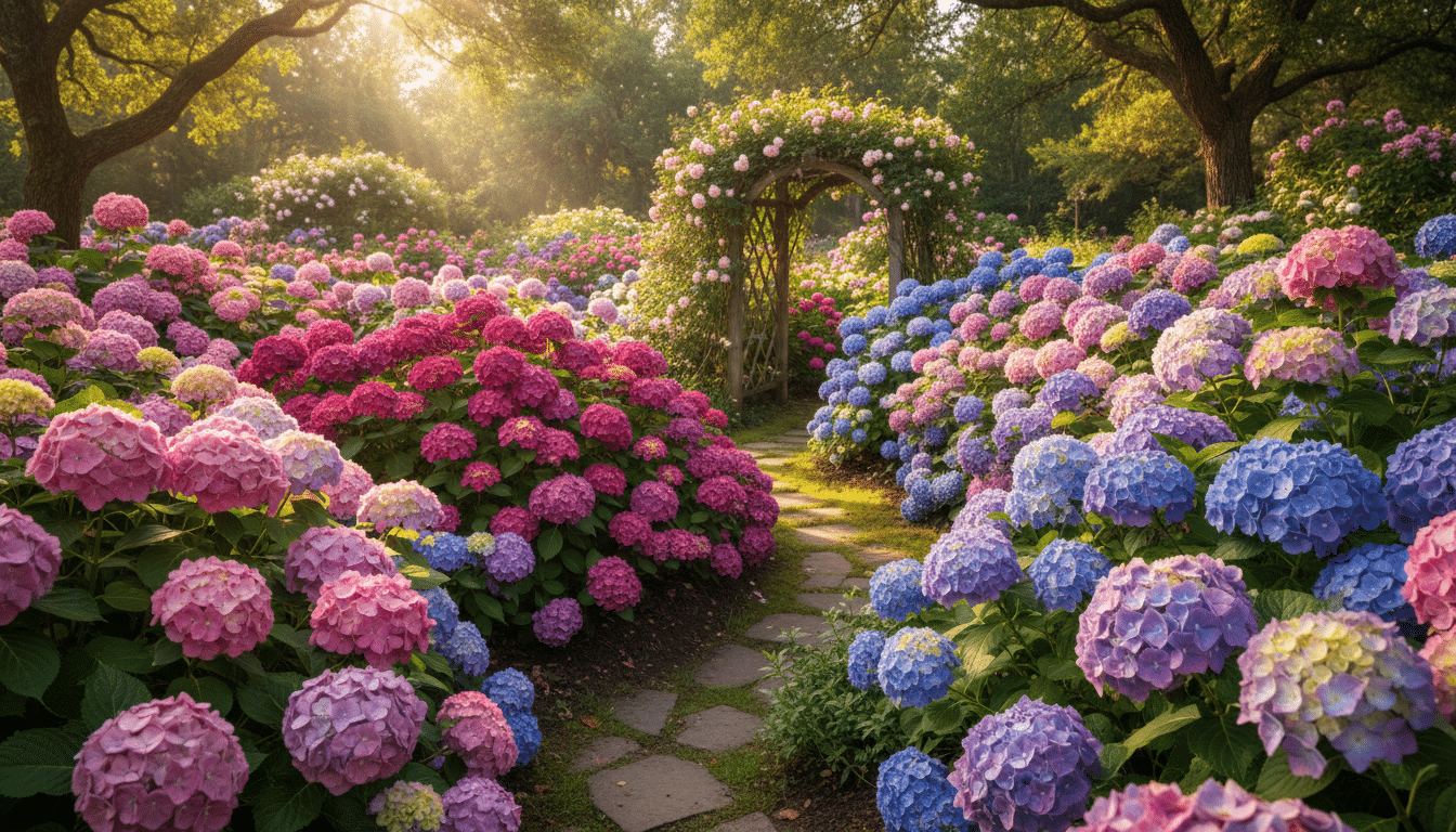 découvrez le secret incontournable des passionnés en fin février pour métamorphoser la couleur de vos hortensias et sublimer votre jardin au printemps.