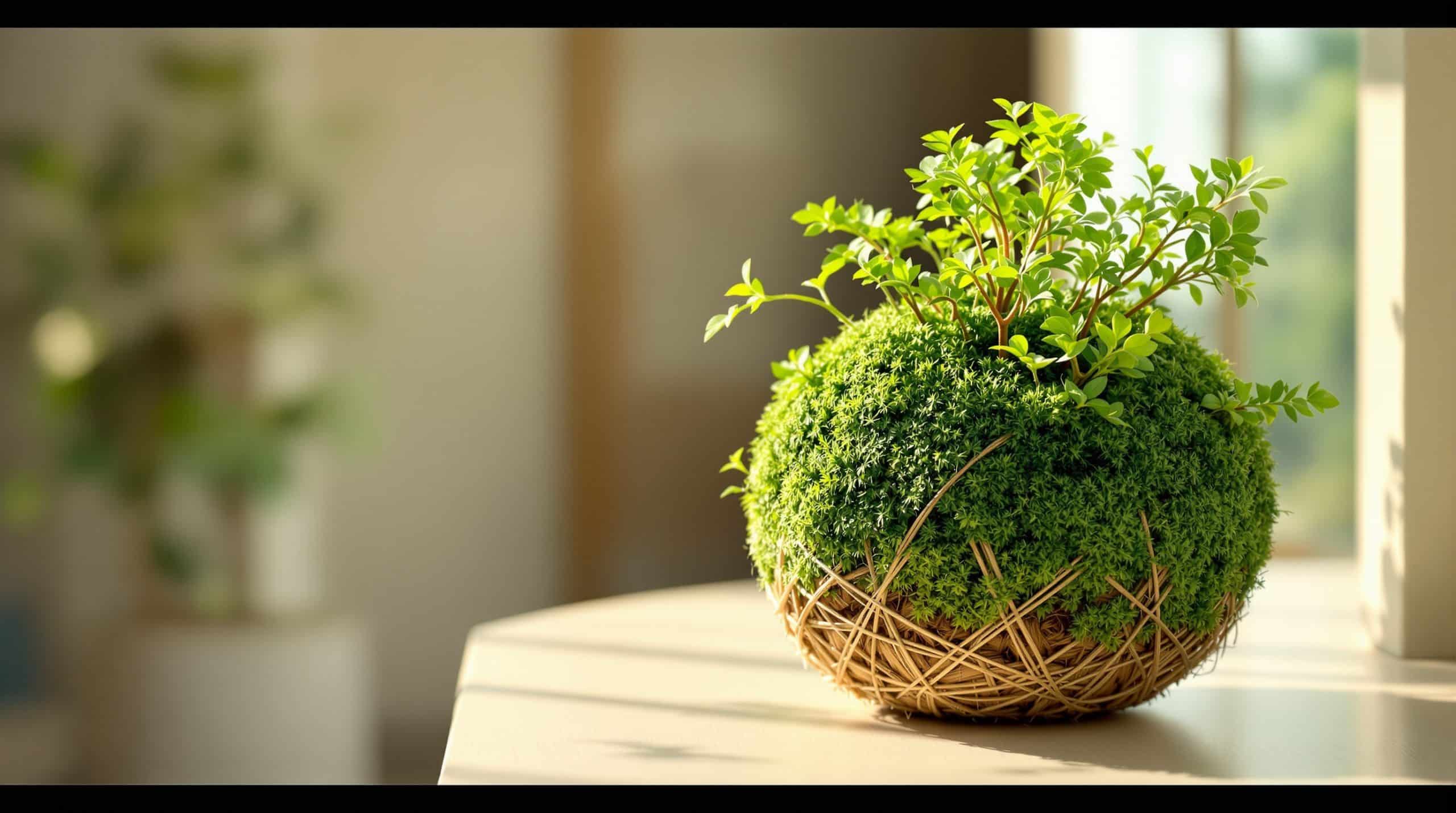 découvrez la technique japonaise du kokedama, une méthode unique pour créer des plantes suspendues et apporter une touche naturelle et magique à votre décoration intérieure.