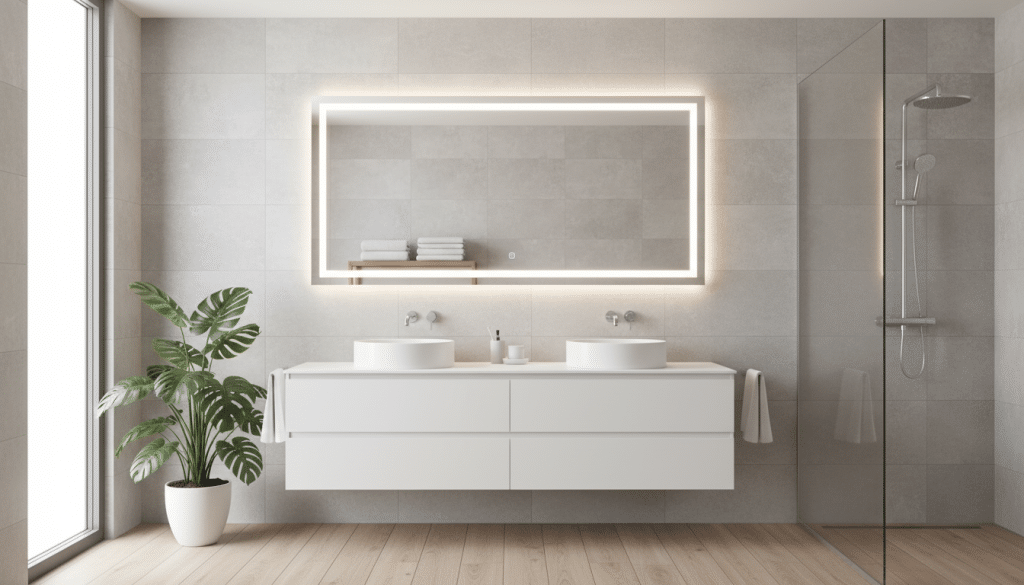 découvrez le miroir led à moins de 50 € chez leroy merlin, l'alliance parfaite de la modernité et de l'efficacité pour illuminer votre salle de bain avec style et économie.