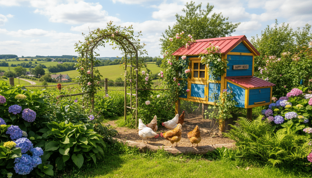 découvrez les plantations idéales pour un enclos verdoyant où vos poules seront ravies, alliant bien-être animal et jardin harmonieux.