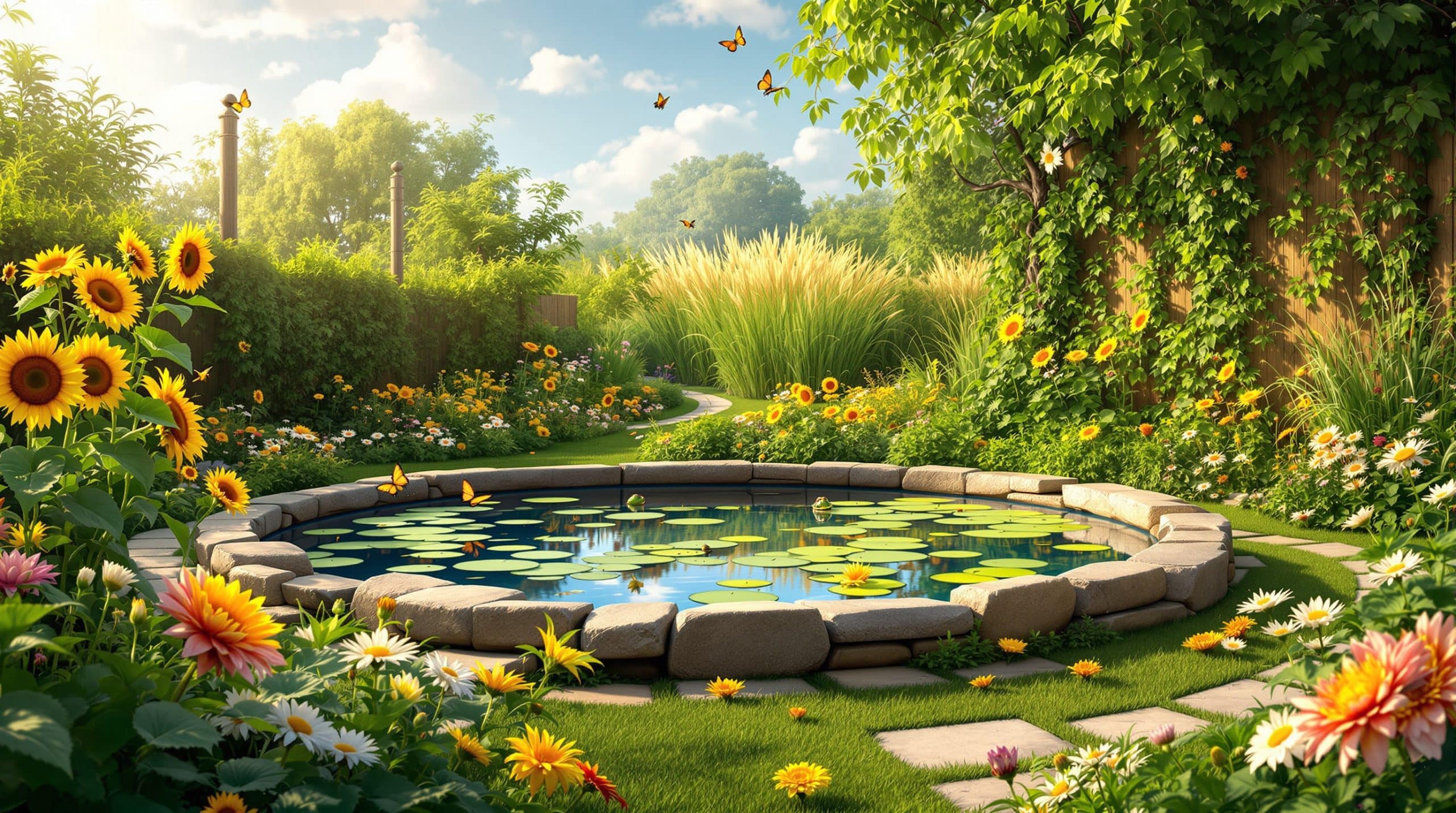 découvrez comment transformer votre jardin en un havre de paix naturel, du doux chant des grenouilles à la réintroduction de la biodiversité en banlieue, pour recréer un véritable écosystème vivant.