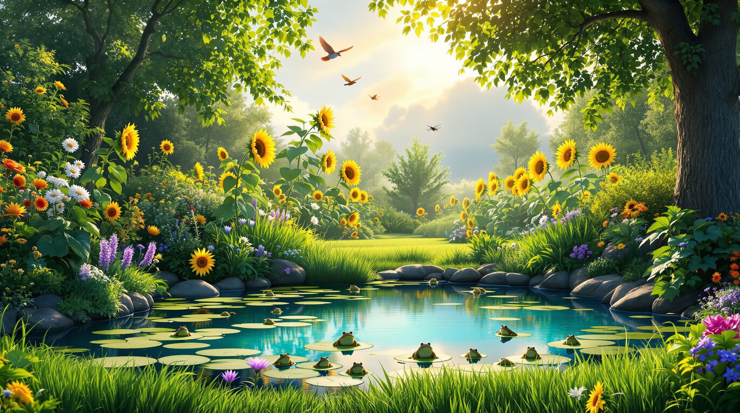 découvrez comment transformer vos jardins en havres de biodiversité, du simple étang à grenouilles à la réimplantation de la nature en banlieue, pour écouter les sons apaisants de la faune locale.